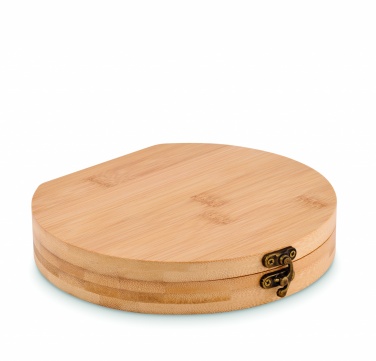 Logotrade promotional item image of: 15 piece tool set bamboo case