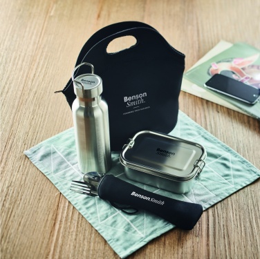 Logo trade business gift photo of: Lunch set in stainless steel
