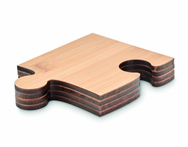 Logo trade promotional products image of: Set of 4 puzzle coasters