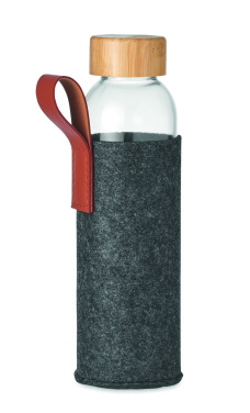 Logo trade promotional gifts picture of: Glass bottle 500 ml