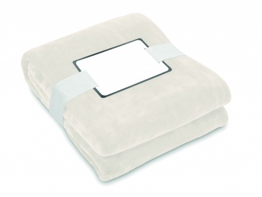 Logo trade promotional items image of: RPET fleece blanket 280 gr/m²