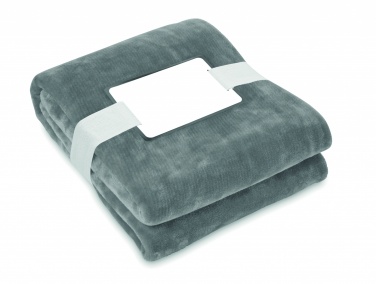 Logo trade promotional merchandise photo of: RPET fleece blanket 280 gr/m²