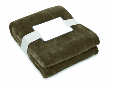 Logotrade promotional gift image of: RPET fleece blanket 280 gr/m²