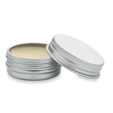 Logo trade business gifts image of: Vegan lip balm in round tin