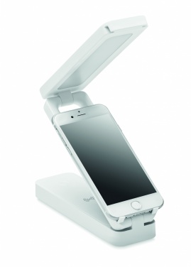 Logo trade promotional products image of: Lamp and wireless charger 10W