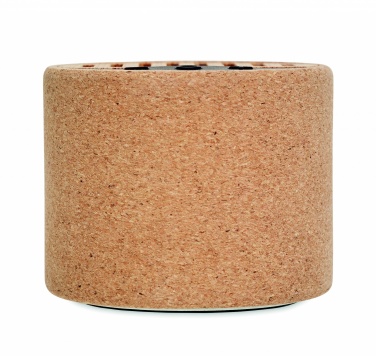 Logotrade advertising product picture of: Round cork wireless speaker