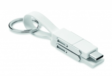 Logo trade promotional gifts picture of: keying with 4 in 1 cable