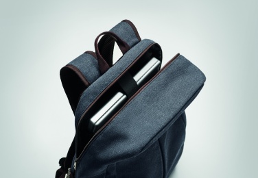 Logotrade advertising products photo of: Laptop backpack in canvas