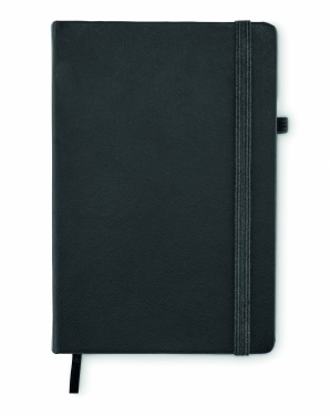 Logo trade corporate gifts picture of: Recycled Leather A5 notebook