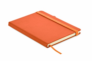 Logo trade promotional gifts image of: Recycled Leather A5 notebook
