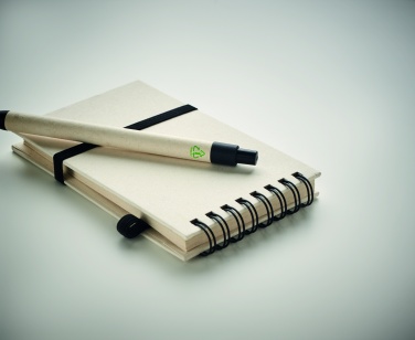 Logo trade promotional gift photo of: A6 milk carton notebook set