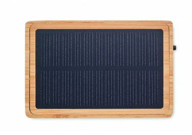 Logotrade advertising product image of: Solar bamboo wireless speaker