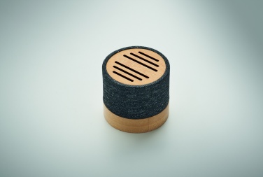 Logotrade promotional gifts photo of: Bamboo RPET wireless speaker