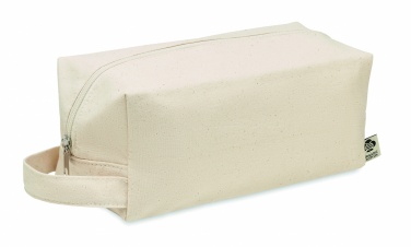 Logotrade promotional gift image of: Canvas cosmetic bag 220 gr/m²