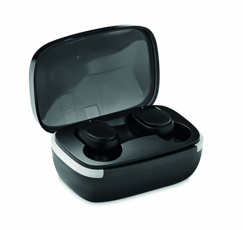 Logotrade promotional product image of: TWS earbuds with charging case