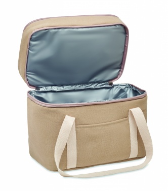 Logotrade business gift image of: Cooler bag canvas 320 gr/m²
