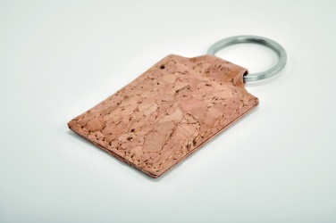 Logotrade promotional gifts photo of: Rectangular cork key ring Imatra