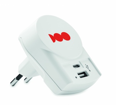 Logo trade promotional item photo of: Skross Euro USB Charger (AC)