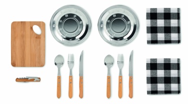 Logotrade promotional giveaway picture of: Picnic 2 person set in pouch