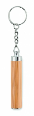 Logotrade promotional product picture of: Mini bamboo torch with keyring