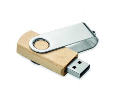 Logo trade promotional item photo of: Techmate bamboo USB 16GB       MO6898-40