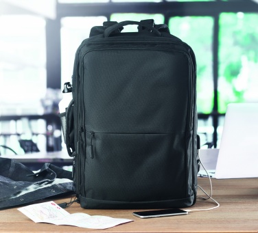 Logo trade promotional products image of: Backpack 600D RPET