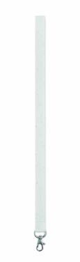 Logotrade promotional item picture of: Seed paper lanyard w/hook