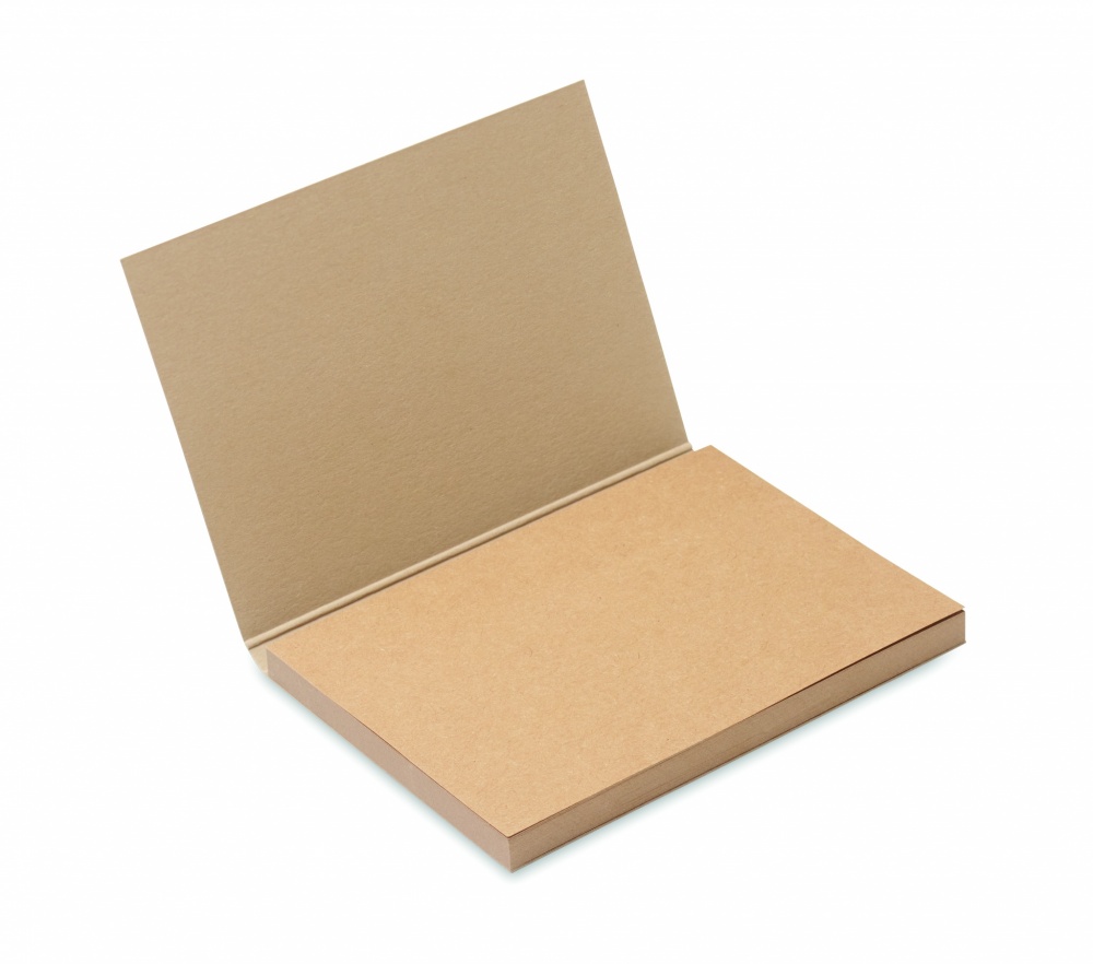 Logo trade promotional gifts picture of: Recycled paper memo block