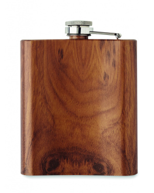 Logotrade promotional giveaway picture of: Slim hip flask 190 ml