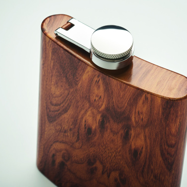 Logo trade promotional item photo of: Slim hip flask 190 ml