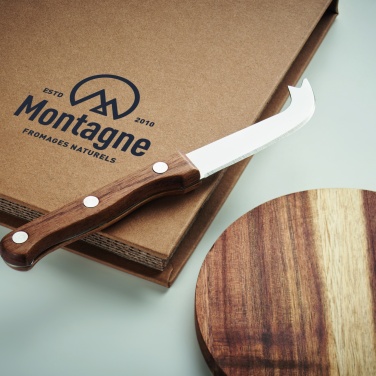 Logotrade promotional merchandise photo of: Acacia cheese board set Dresden