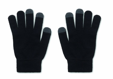 Logo trade advertising products image of: RPET tactile gloves
