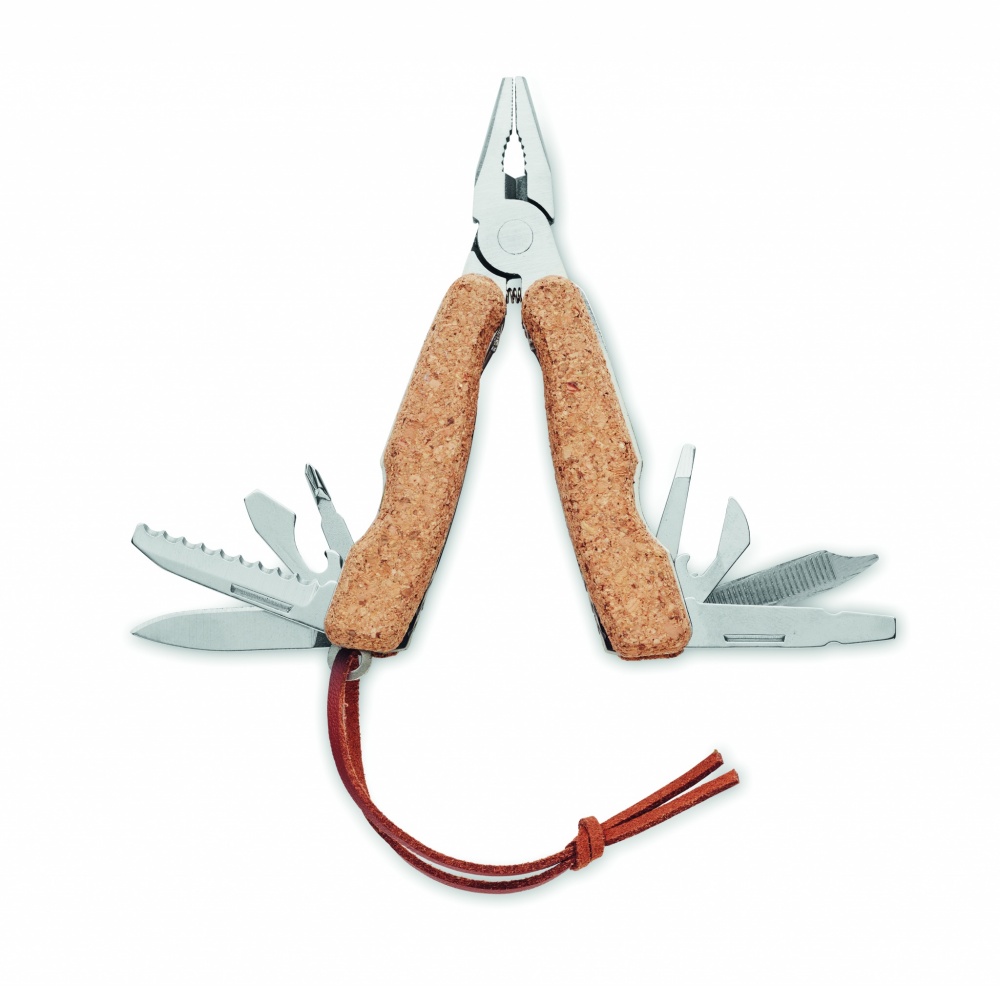 Logotrade business gifts photo of: Multi tool pocket knife cork