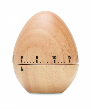 Logo trade business gift photo of: Pine wood egg timer