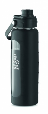 Logotrade promotional item image of: Glass bottle with sleeve 750 ml