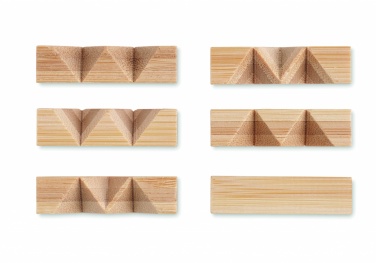 Logotrade business gift image of: Bamboo brain teaser star shape