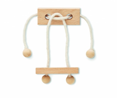 Logo trade promotional products picture of: Wooden brain teaser rectangle