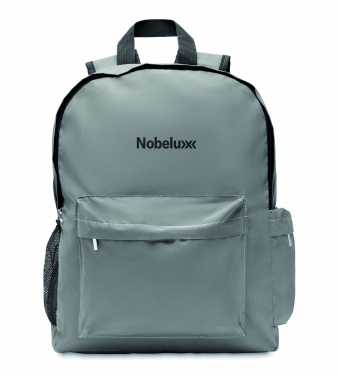 Logo trade promotional giveaways picture of: High reflective backpack 190T