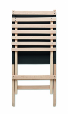 Logotrade promotional merchandise picture of: Foldable wooden beach chair