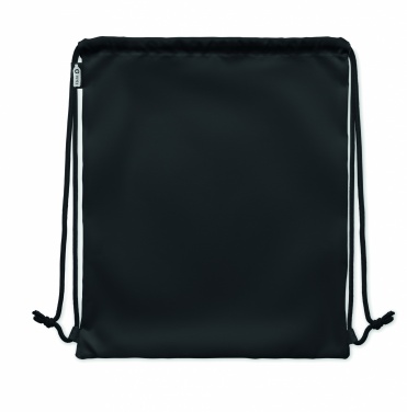Logo trade promotional items picture of: Large drawstring bag 300D RPET