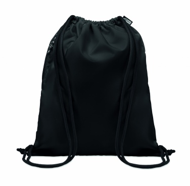 Logotrade promotional products photo of: Large drawstring bag 300D RPET