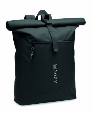 Logo trade promotional products picture of: 600D RPET rolltop backpack