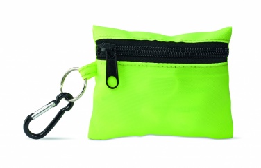 Logo trade promotional merchandise image of: First aid kit w/ carabiner
