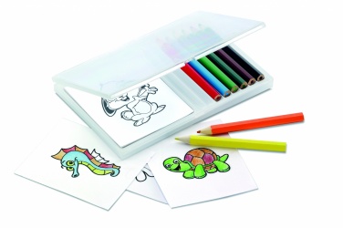 Logotrade promotional product image of: Wooden pencil colouring set
