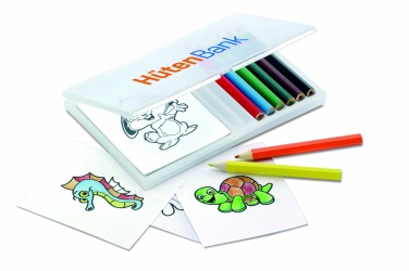 Logotrade advertising product image of: Wooden pencil colouring set