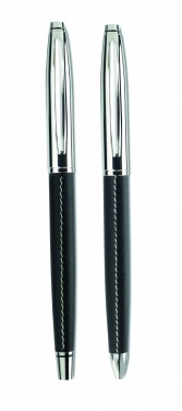 Logo trade promotional gift photo of: Ball pen and roller set