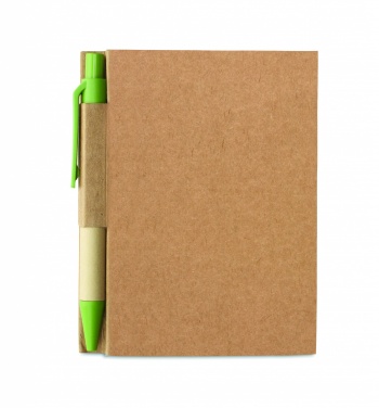 Logotrade promotional merchandise photo of: Recycled notebook with pen