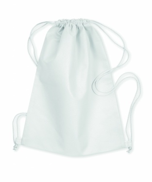 Logo trade promotional merchandise image of: 80gr/m² nonwoven drawstring