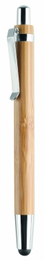 Logo trade promotional gifts picture of: Ball pen in ABS and bamboo