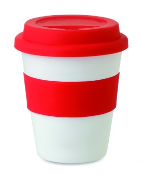 Logo trade corporate gifts picture of: PP tumbler with silicone lid